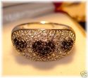 MEDA 14K White Gold CHINA Cubic Zirconia Ring (7) 