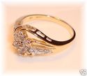 Vintage 14K Yellow Gold Diamond Ring (6 ½) 