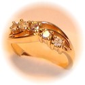 Vintage 14K Yellow Gold Diamond Ring (6½) 