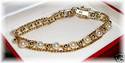 Vintage MA 14K Solid Yellow Gold Pearl Bracelet, 7