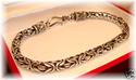 Thailand 925 Sterling Silver Braid Bracelet, 8” 