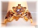 CG 417 10K Gold Cubic Zirconia Ring (7) 