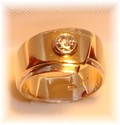 Vintage 750 18K Gold ¼ct Diamond Ring (6) 