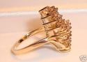 Vintage 10K Gold .50ct Champaign Diamond Ring (6¼