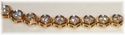 14K Solid Yellow Gold 2.375ct. Diamond Bracelet, 7