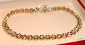 14K Solid Yellow Gold 2.375ct. Diamond Bracelet, 7