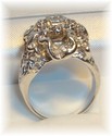 Vintage 10K White Gold .1875ct Diamond Ring (7¾) 