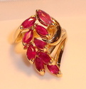 Vintage CHA 14K Yellow Gold Ruby Ring (6¾) 