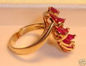 Vintage CHA 14K Yellow Gold Ruby Ring (6¾) 