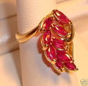 Vintage CHA 14K Yellow Gold Ruby Ring (6¾) 