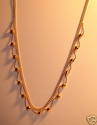 Italian 585 14K Yellow Gold Beaded Necklace, 18”