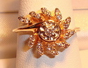 Vintage 14K Gold .375ct Diamond Ring (6½) 