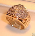Vintage 10K Gold .625ct Diamond Ring (8½) 