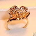 Vintage  Ultragem 14K Gold Diamond Ring (6¾) 