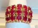 Vintage 10K Yellow Gold Ruby Ring (7¾) 