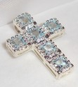 China 925 Rhodium Plated Sterling Silver Topaz Cro