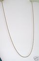 Italy 925 Sterling Silver Beaded Necklace, 18” 