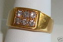 Vintage 18K Yellow Gold 3/4ct Diamond Ring (10¼) 