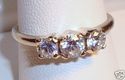 Vintage 14K White Gold Cubic Zirconia Ring (9½) 