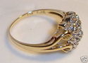 Vintage 14K Yellow & White Gold Diamond Ring (8½)