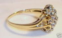 Vintage 14K Yellow & White Gold Diamond Ring (8½)