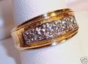 Vintage IGM 14K Yellow Gold 1/2ct. Diamond Ring (9