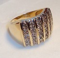 Vintage AJ© 14K Gold 1.00 ct. Diamond Ring (6¾) 