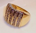 Vintage AJ© 14K Gold 1.00 ct. Diamond Ring (6¾) 