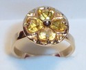 14K Gold Topaz Ring (6) 