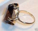 Vintage 14K Yellow Gold Smoky Quartz Ring (6) 