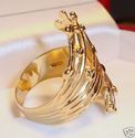 Vintage GD 14K Yellow Gold Ring (7¼) 