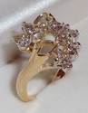 Vintage Estate 10K Yellow Gold 1¾ct Diamond Ring 