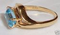 Vintage 14K Yellow Gold Topaz Ring (7½) 