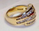 Vintage 14K Yellow Gold Cubic Zirconia Ring (6½) 