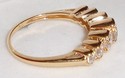 Vintage 14K Yellow Gold Cubic Zirconia Ring (6) 