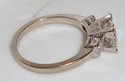 Vintage 10K White Gold Goshenite (Beryl) Ring (6½