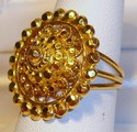 Vintage India 22K 916 Solid Yellow Gold Ring (7) 6