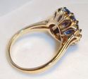 Vintage 10K Yellow Gold Topaz Ring (8¼) 