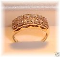 Vintage 14K Gold Diamond (TCW.375) Ring (5 ½) 