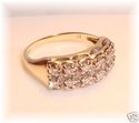 Vintage 14K Gold Diamond (TCW.375) Ring (5 ½) 