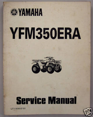 Yamaha Moto 4 350 Service Manual