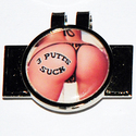 1" Magnet. Babe  Tattoo Golf Ball Marker Venchinni