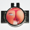 1" Babe & Broncos Tattoo Golf Ball Marker Venchinn