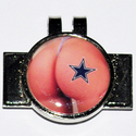 1" Babe & Cowboys Tattoo Golf Ball Marker Venchinn