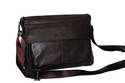 Venchinni Men Messenger Laptop Leather Bag BROWN09