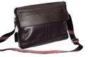 Venchinni Men Messenger Laptop Leather Bag BROWN09