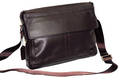 Venchinni Men Messenger Laptop Leather Bag BROWN09