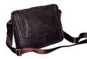Venchinni Men Messenger Dark Brown Leather Bag 096