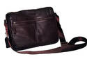 Venchinni Men Messenger Dark Brown Leather Bag 096