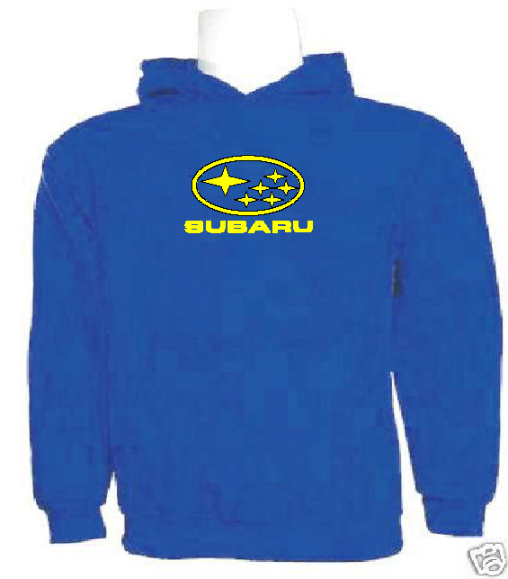 blue subaru hoodie